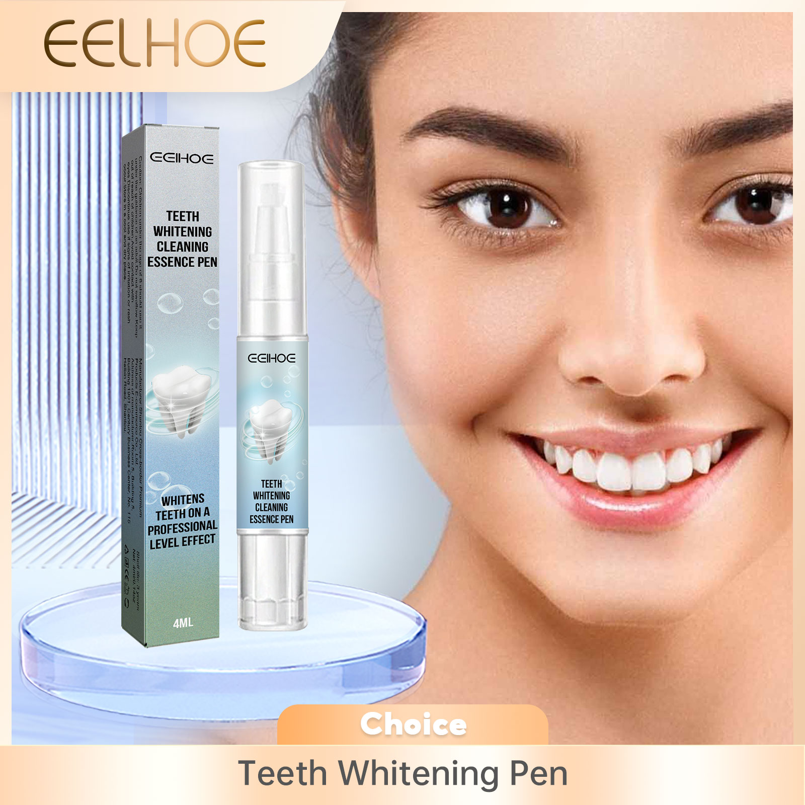 Whitening Pen Bleach - EELHOE 치아 미백 펜, 플라그 얼룩