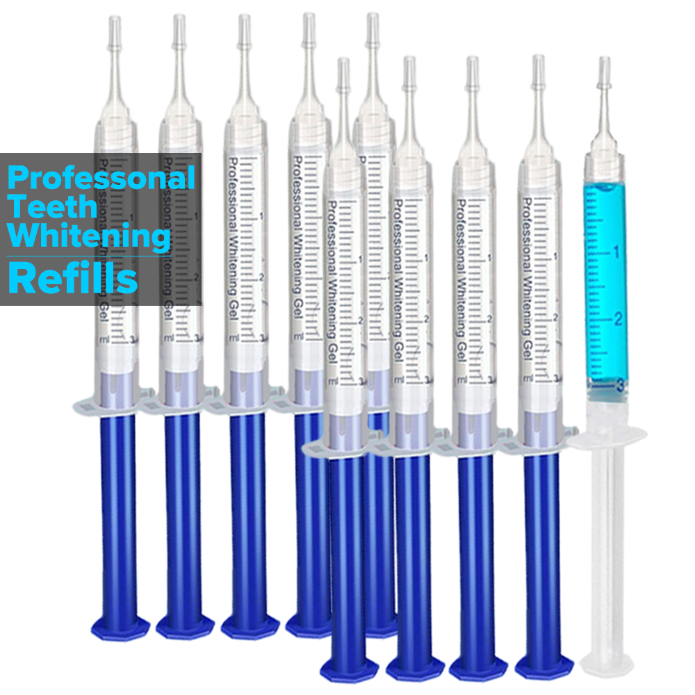 Teeth Whitening Remedies - 치아 미백 젤 리필 주사기 치아