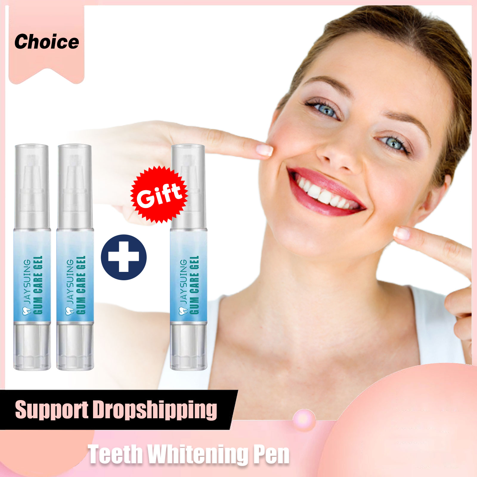 Whitening Pen Bleach - 눈부신 흰색 치아 미백 펜 치아