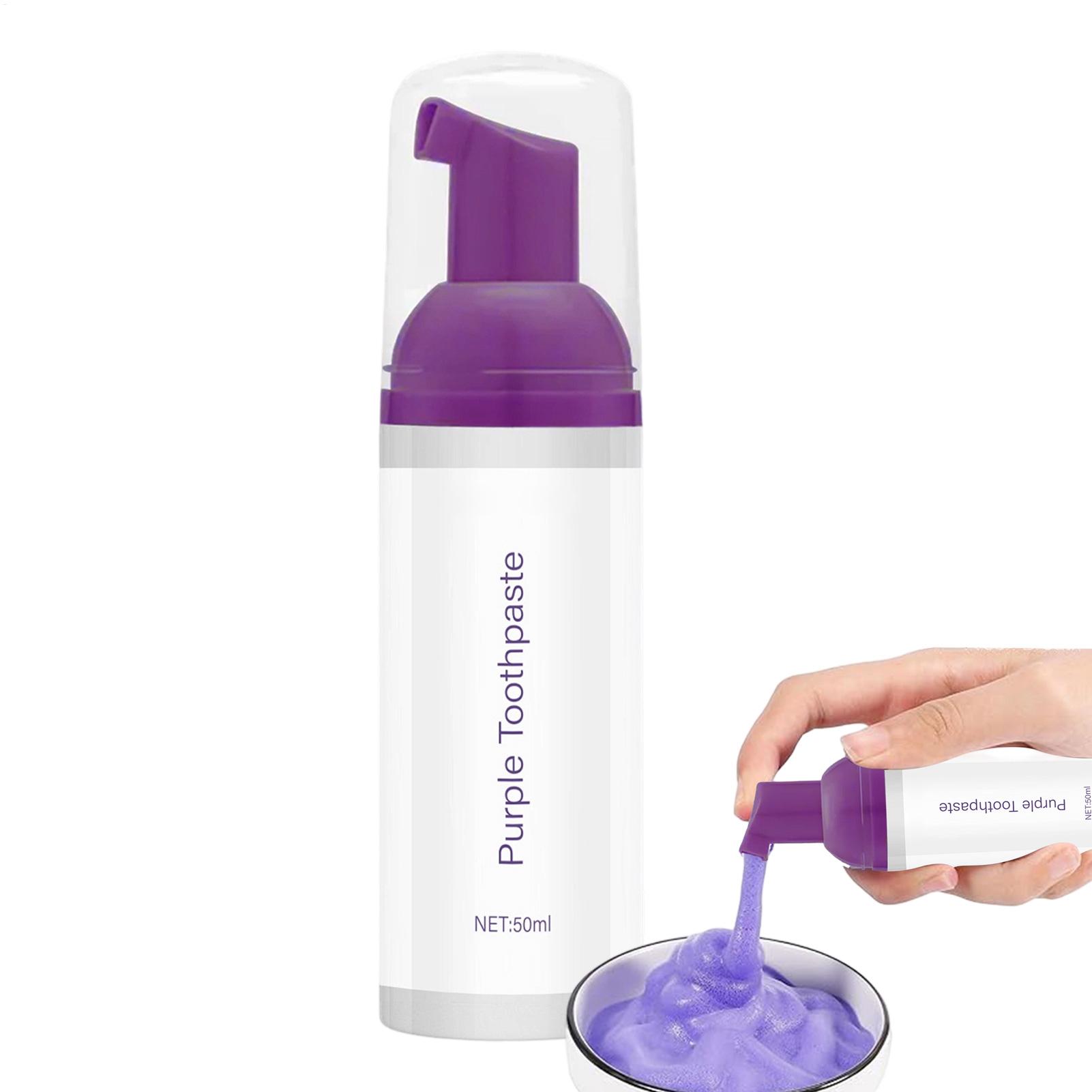 Teeth Whitening Foam Toothpaste - 50ml 퍼플 화이트닝 치약 퍼플 폼