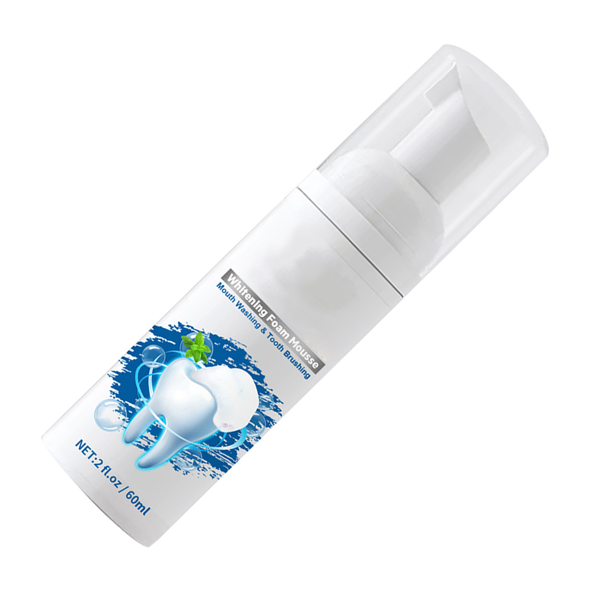Teeth Whitening Foam Toothpaste - 60Ml 화이트닝 무스 치약 구강 세척을