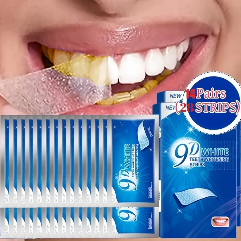 Teeth Whitening Effects - 치아 미백 스트립 - 9D 치아
