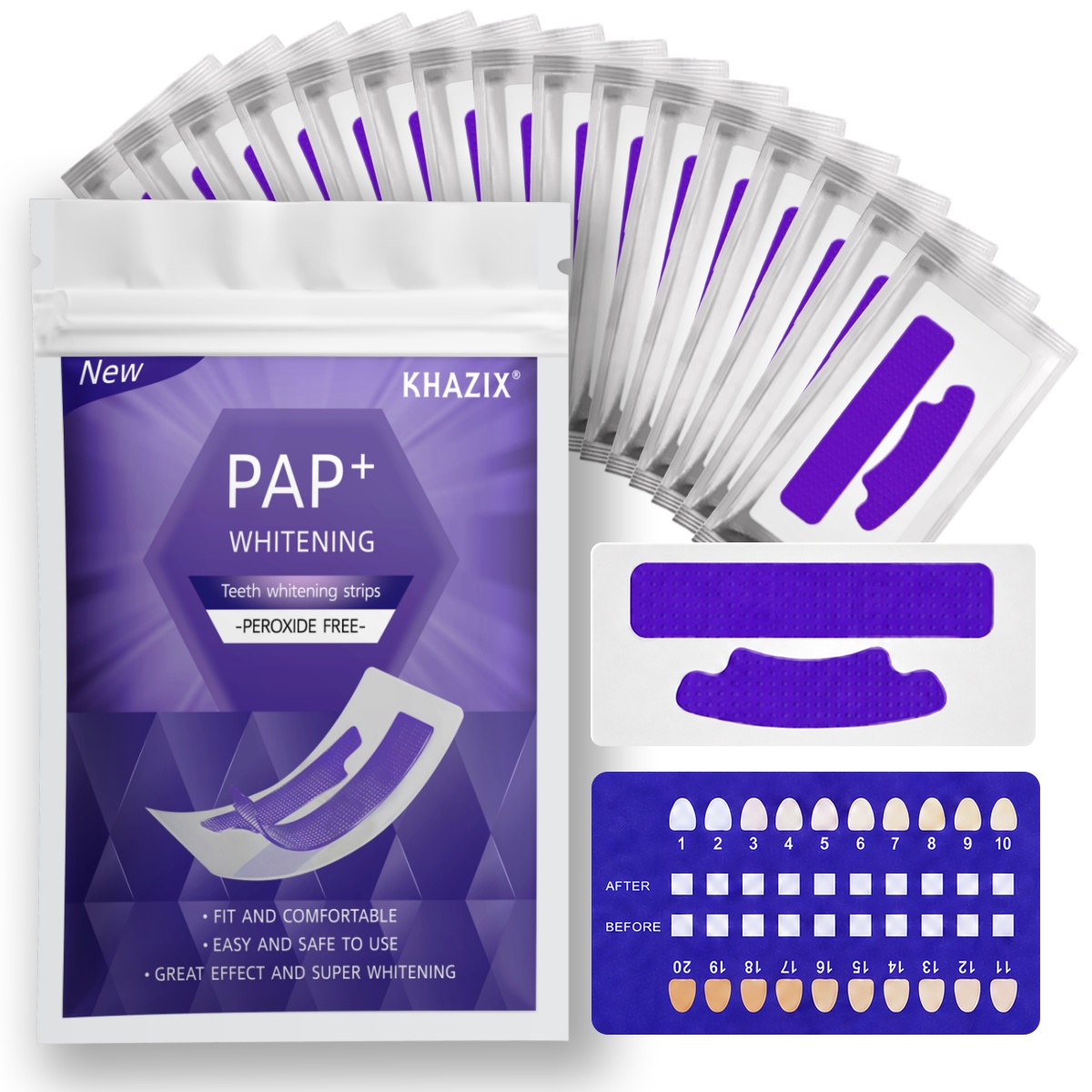 1/7쌍 치아 미백 스트립, 더 하얗게 보이는 미소를  - Teeth Whitening Retainer 리뷰 및 가격