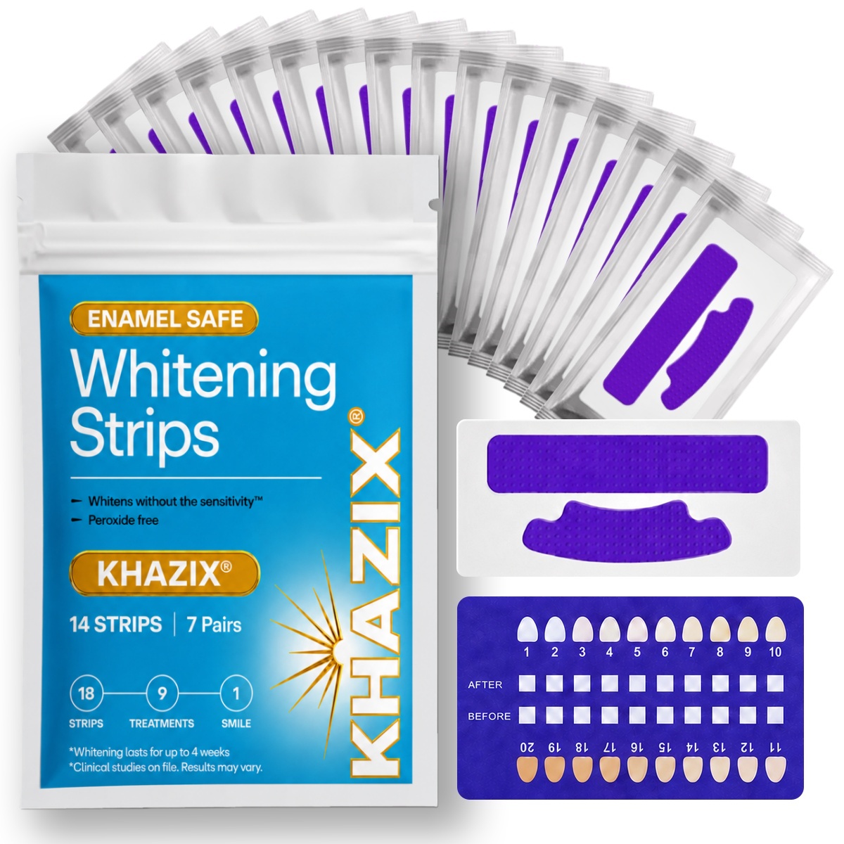 7쌍의 치아 미백 스트립으로 더 하얗게 보이는 미소를  - Teeth Whitening Retainer 리뷰 및 가격