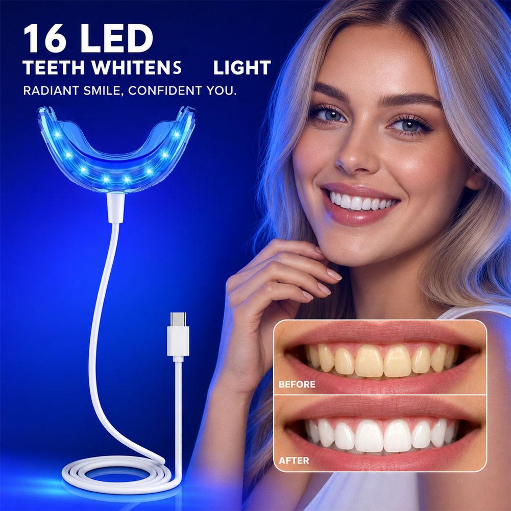 16 LED 치아 미백 라이트 타입 C 인터페이스 배터 - Led Mouth Tray 리뷰 및 가격