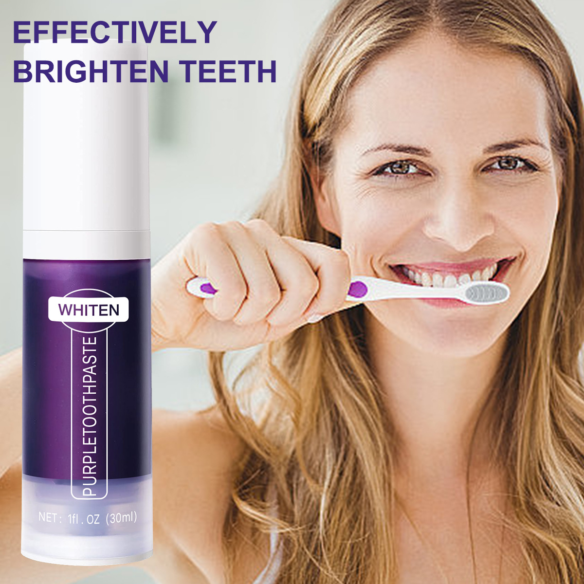 V34 컬러 코렉터 세럼 퍼플 치약 - 치아 미백, 3 - Teeth Whitening Crest 리뷰 및 가격