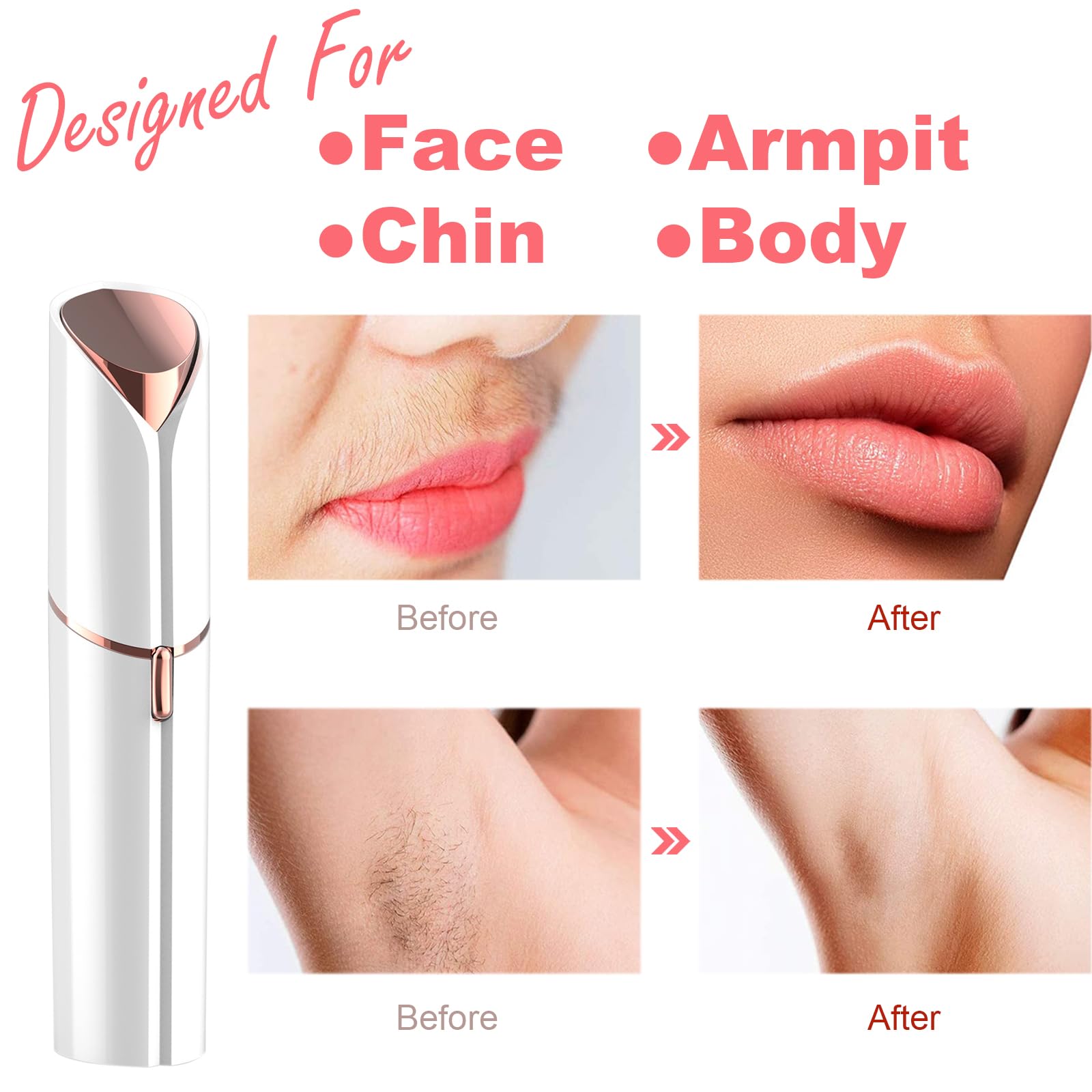 마무리 터치 헤어 리무버 여성용 전기 면도기 LED 조 - Led Mouth Tray 리뷰 및 가격