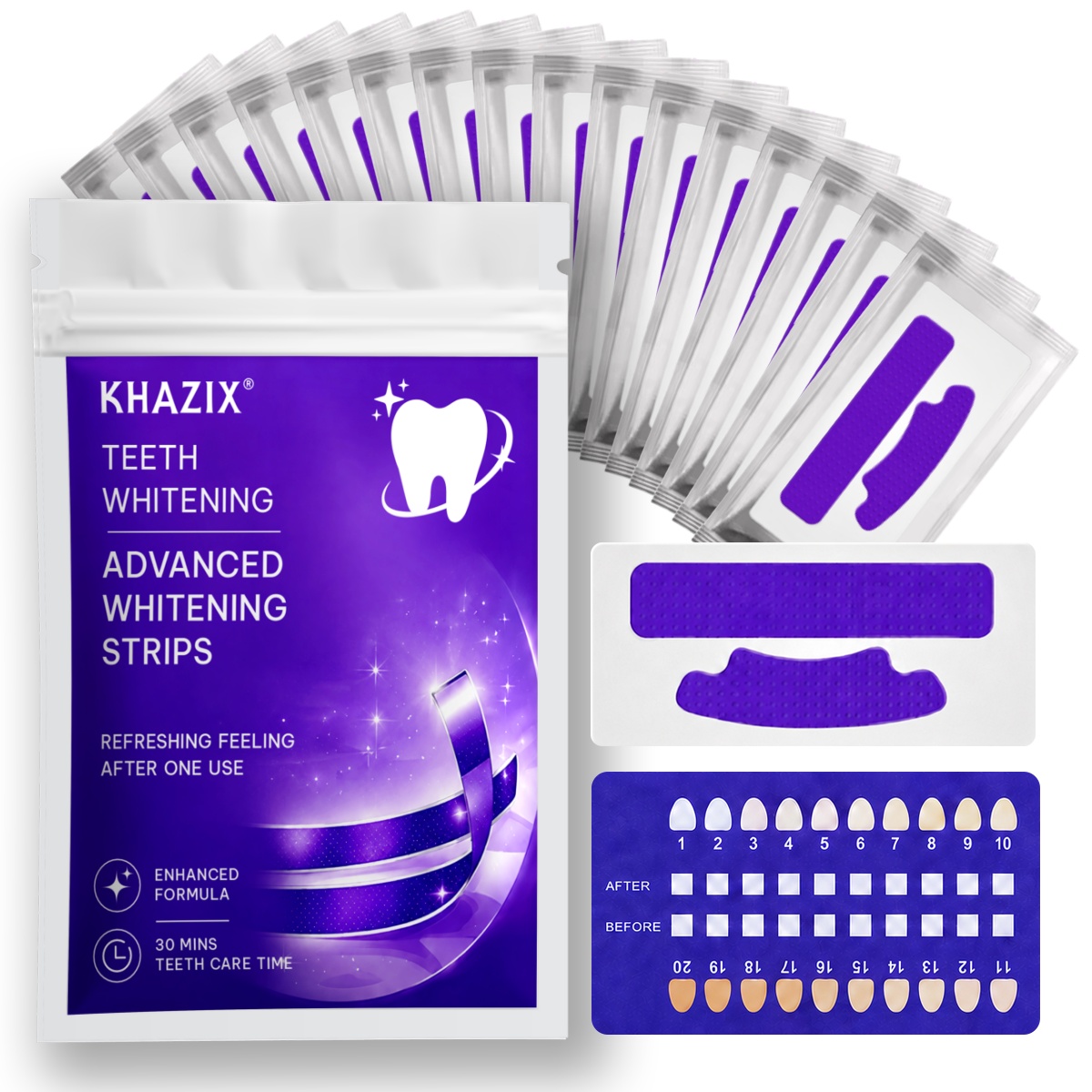 1/7 쌍의 치아 미백 스트립으로 더 하얗게 보이는 미 - Teeth Whitening Retainer 리뷰 및 가격