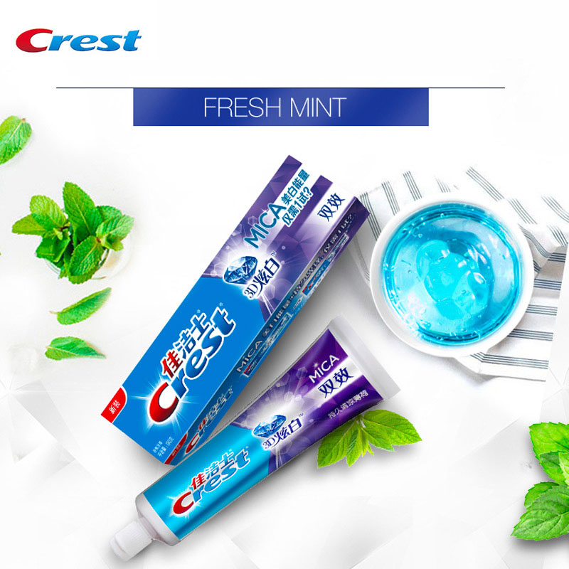 크레스트 3D 운모 치약 불소 치아 미백 이중 효과 치 - Teeth Whitening Crest 리뷰 및 가격