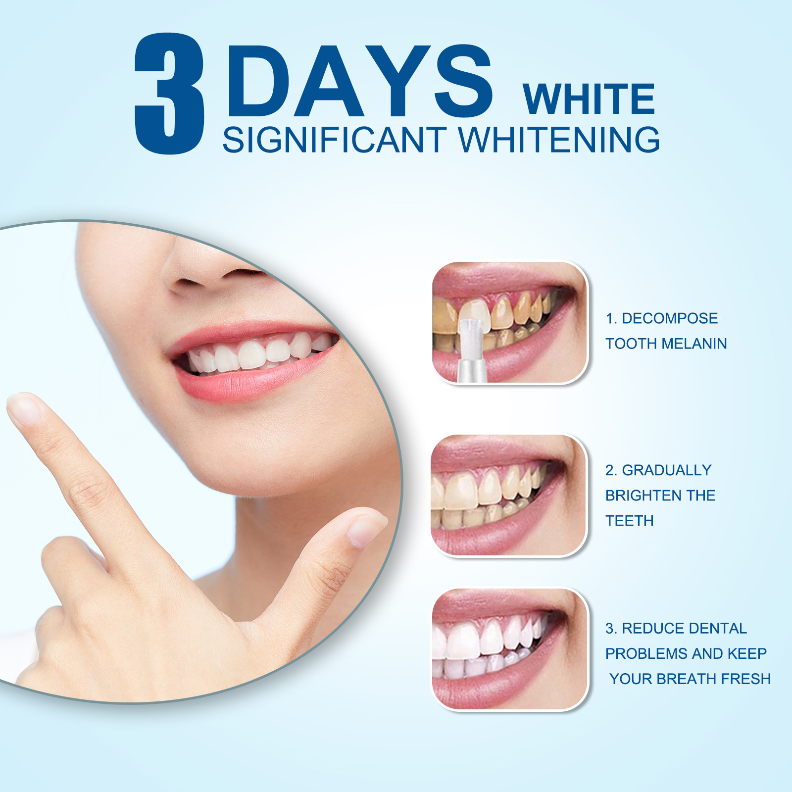 눈부신 흰색 치아 미백 펜 치아 젤 얼룩 제거 미백 표 - Whitening Pen Bleach 리뷰 및 가격