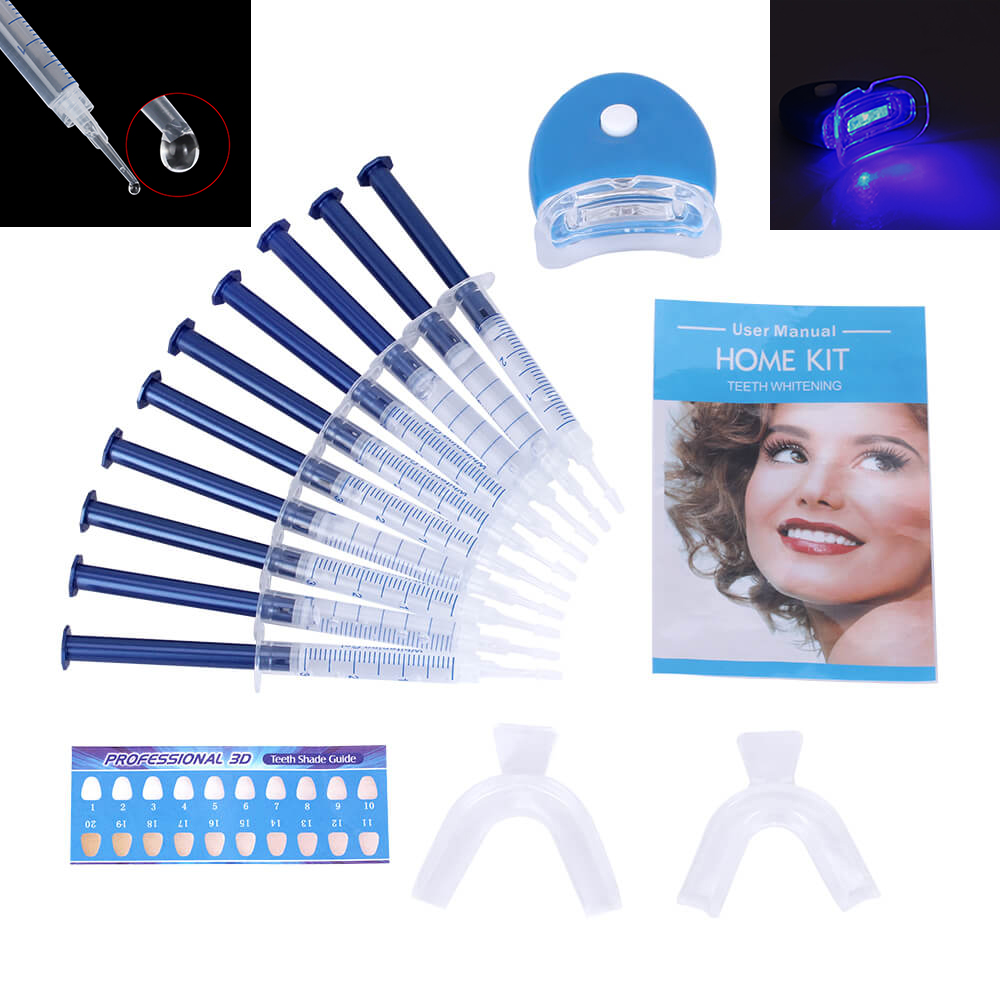 1 세트 치아 미백 44% 과산화물 치과 표백 시스템  - Teeth Whitening Q&M 리뷰 및 가격