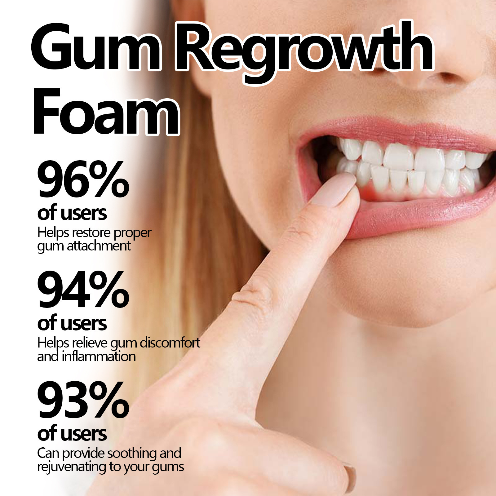잇몸 복구 폼 무스 치약, 부드러운 세정, 잇몸 출혈  - Teeth Whitening Foam Toothpaste 리뷰 및 가격