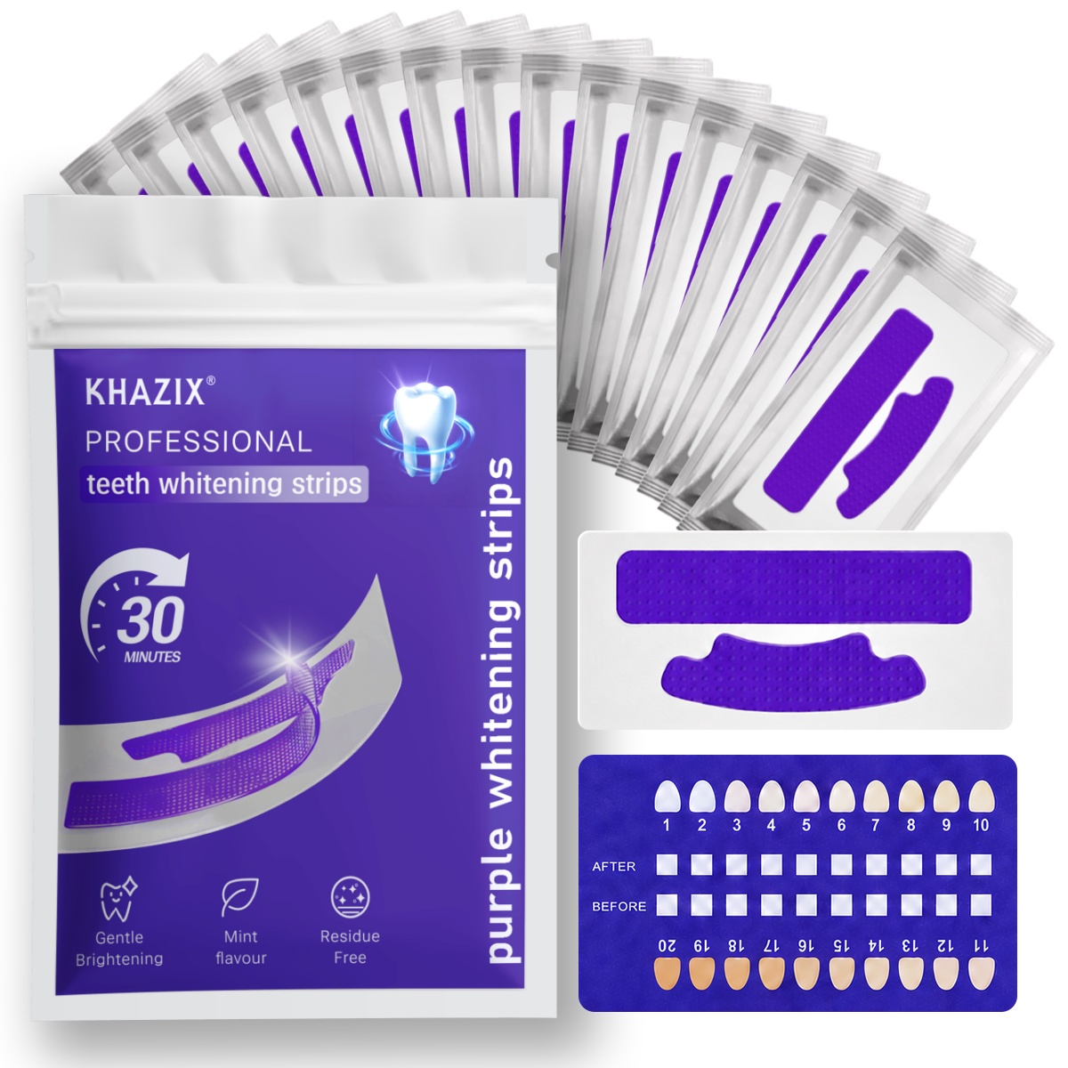 7개입 치아 미백 스트립, 더 하얀 미소를 위한 유연한 - Teeth Whitening Retainer 리뷰 및 가격
