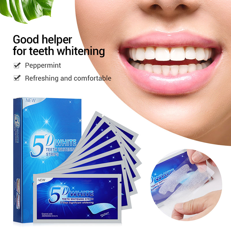 7 쌍 5D 젤 치아 미백 스트립 흰색 치아 치과 키트 - Teeth Whitening Crest 리뷰 및 가격