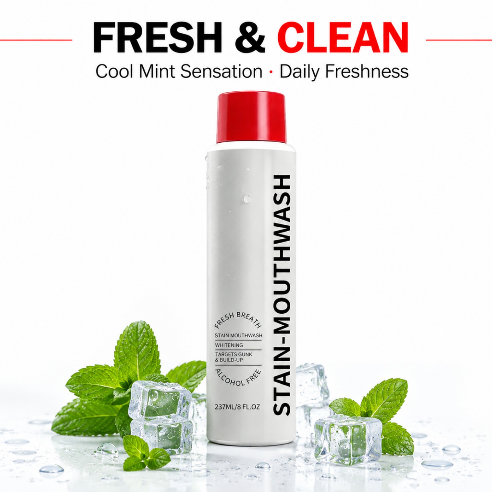 미백 구강청결제 알코올 프리 얼룩 제거 상쾌한 숨결 부 - Whitening Mouthwash 리뷰 및 가격