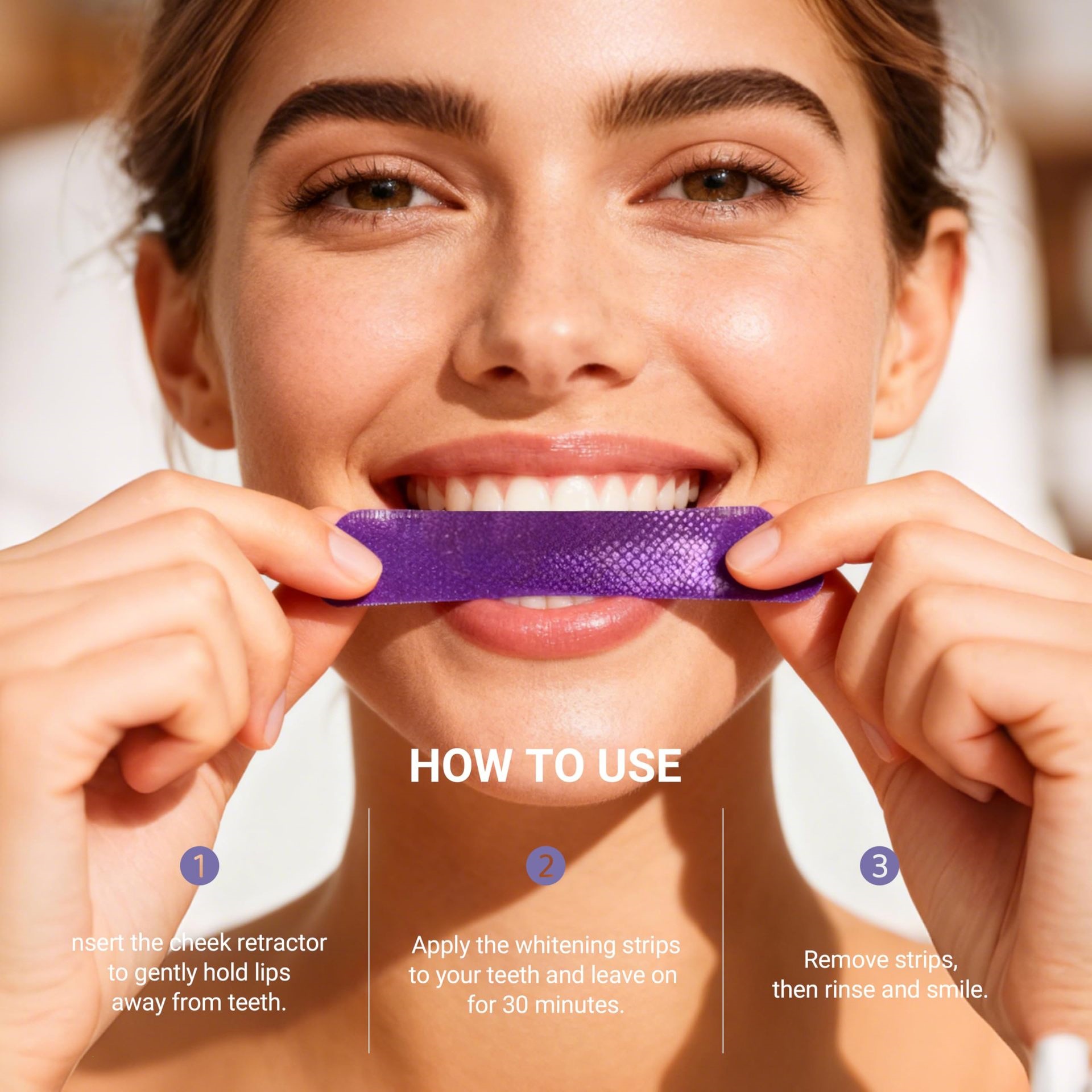 퍼플 치아 미백 스트립 14매 에나멜 안전 2-7단계  - Teeth Whitening Retainer 리뷰 및 가격