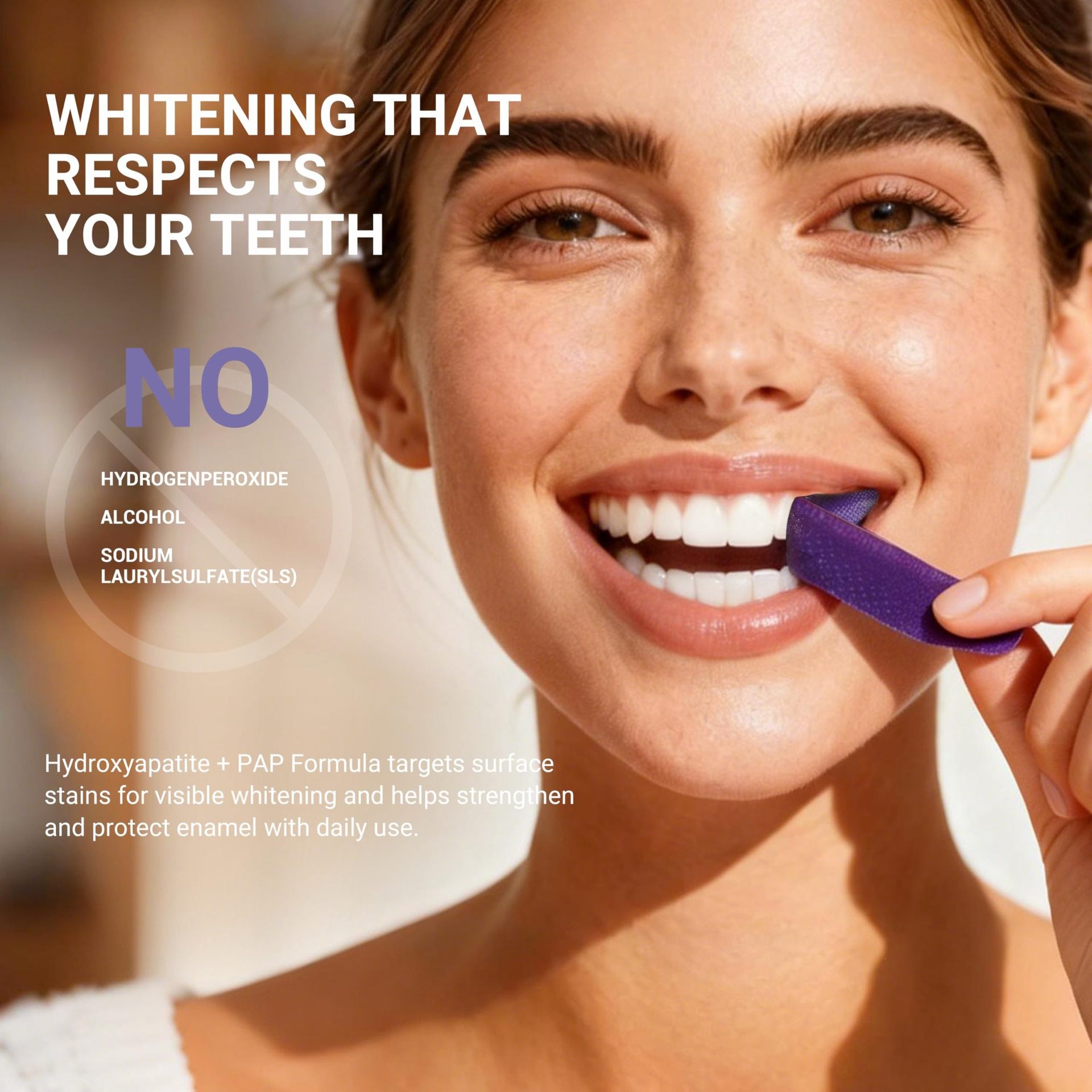 퍼플 치아 미백 스트립 14매 에나멜 안전 2-7단계  - Teeth Whitening Retainer 리뷰 및 가격