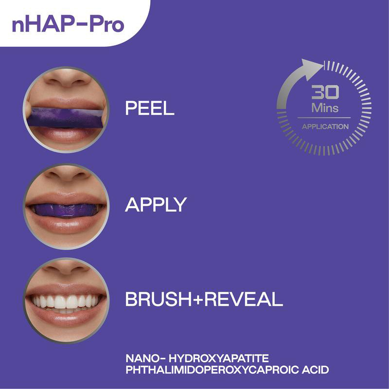 퍼플 치아 미백 스트립 14매 에나멜 안전 2-7단계  - Teeth Whitening Retainer 리뷰 및 가격
