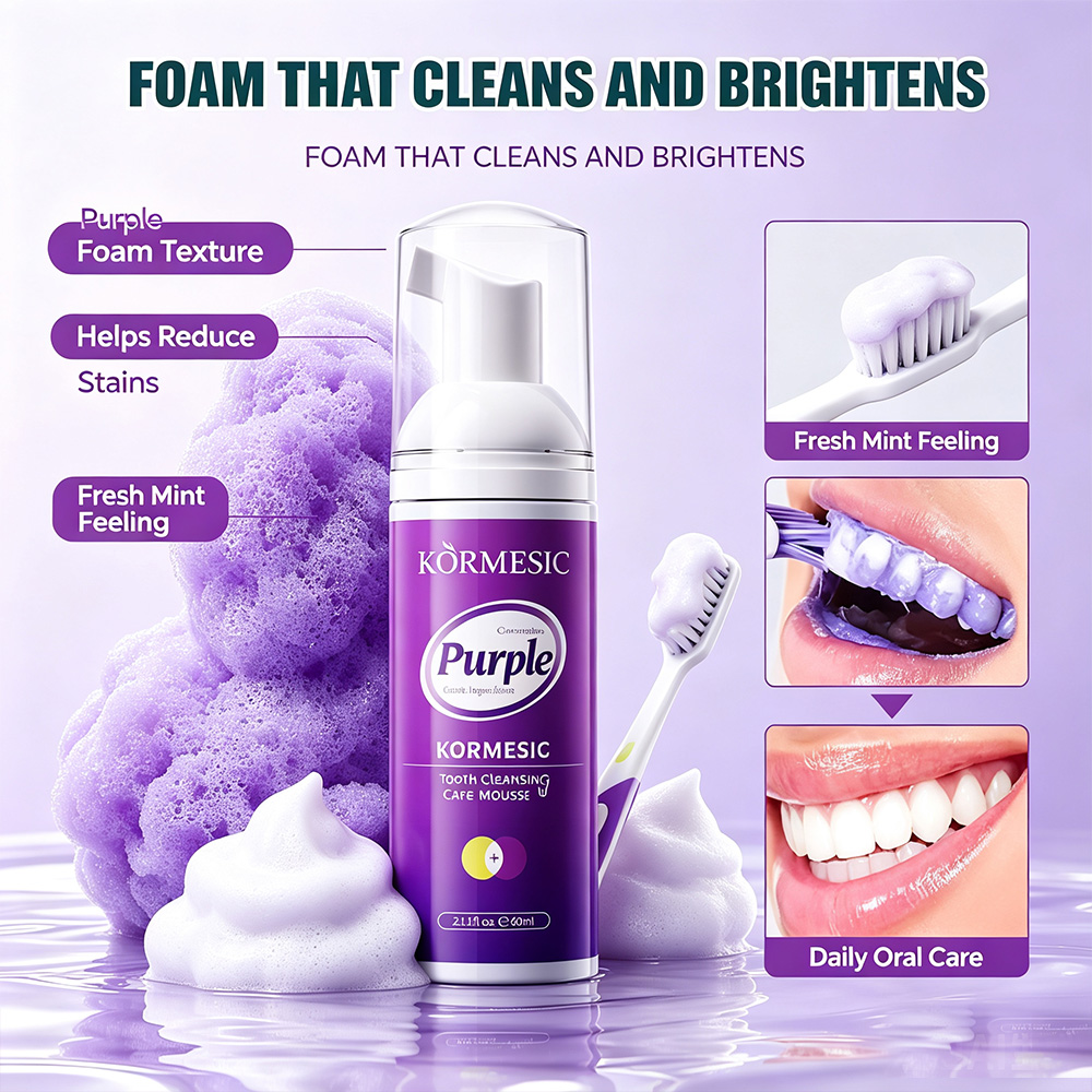 퍼플 화이트닝 치아 무스 폼 V34 컬러 코렉터 커피/ - Teeth Whitening Crest 리뷰 및 가격